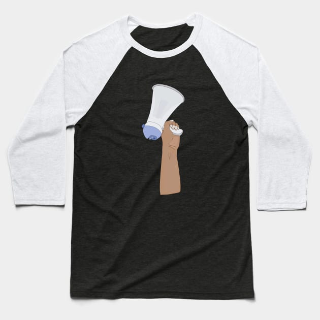 Megaphone Baseball T-Shirt by DiegoCarvalho